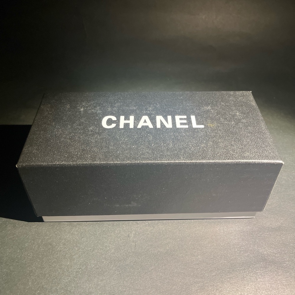 Black Chanel Rectangular Sunglasses - image 6